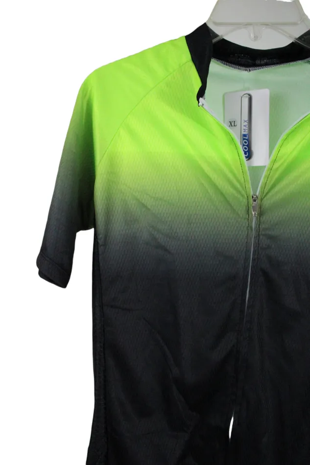 CoolMax Earrings CoolMax Green Cycling Shirt XL
