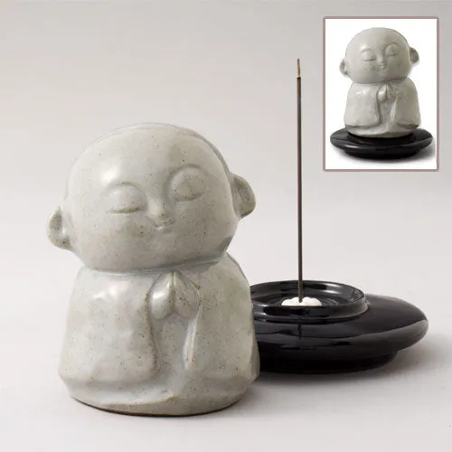 Earrings Shoyeido Porcelain Jizo Incense Burner