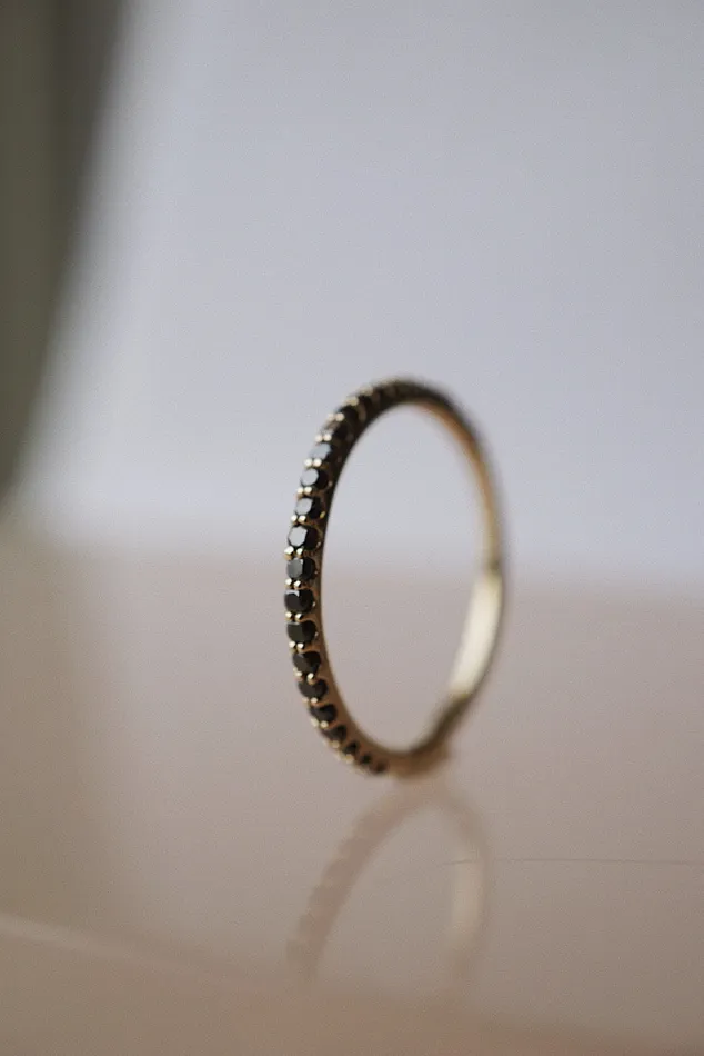 Foe Dear Rings Leilah Ring Black Diamonds
