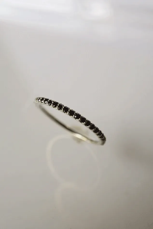 Foe Dear Rings Leilah Ring Black Diamonds