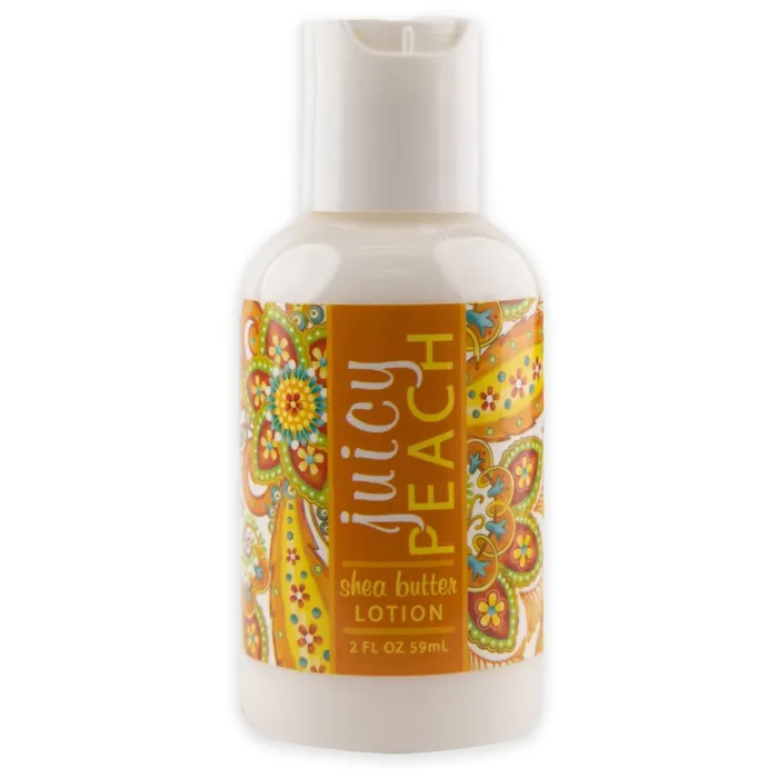 GREENWICH Earrings Greenwich Bay Juicy Peach Shea Butter Lotion 2 oz