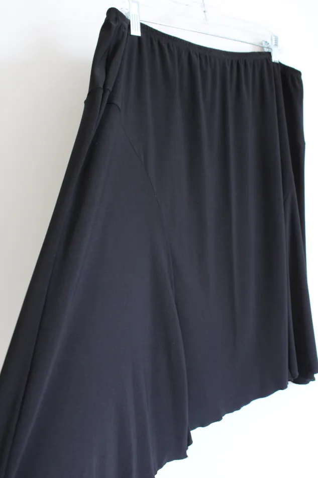 Meredith Matthews Meredith Matthews Black Knee Length Skirt 2X Rings
