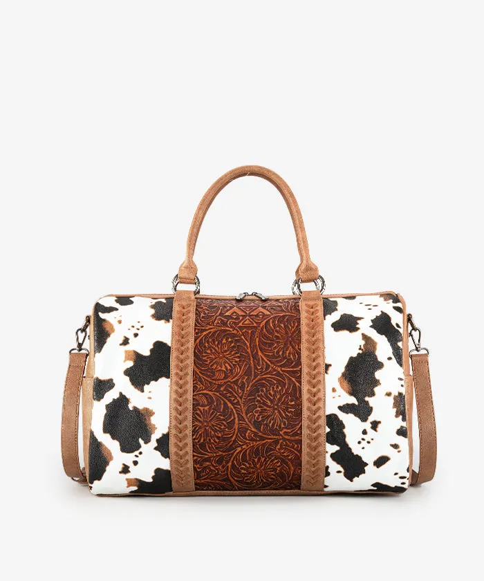 MONTANA WEST Earrings Montana West Tooled Collection Duffle Bag Brown MONTANA WEST Earrings Montana West Tooled Collection Duffle Bag Brown