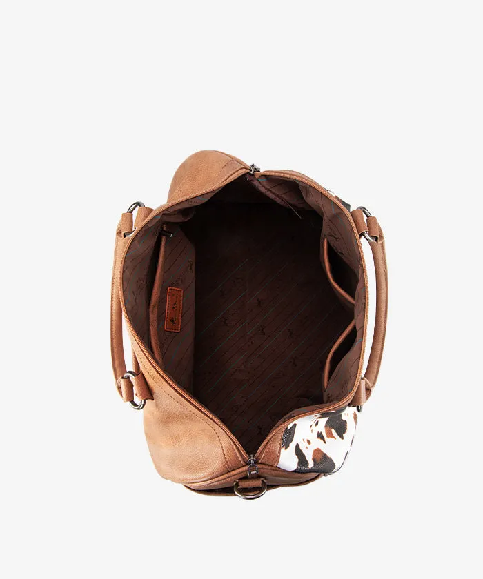 MONTANA WEST Earrings Montana West Tooled Collection Duffle Bag Brown MONTANA WEST Earrings Montana West Tooled Collection Duffle Bag Brown
