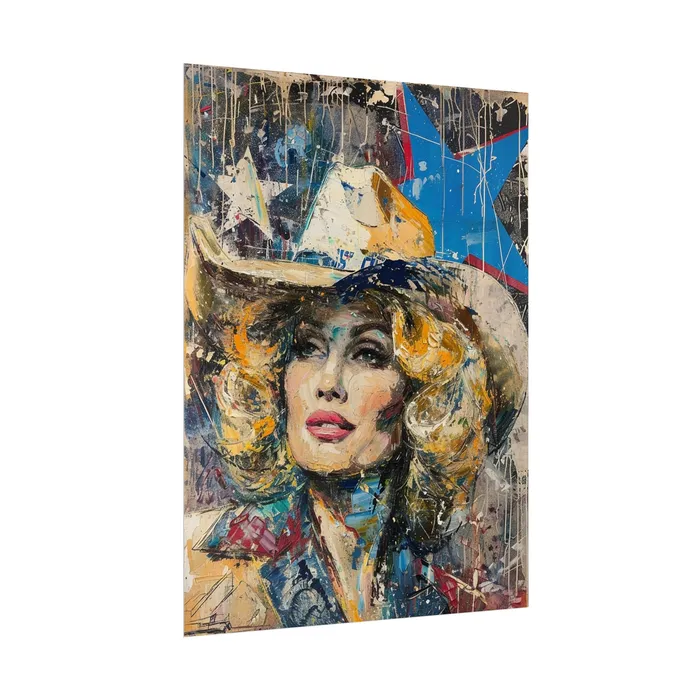 Portraits by NC Earrings Rolled Posters Country Queen Portraits by NC Earrings Rolled Posters Country Queen