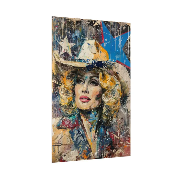 Portraits by NC Earrings Rolled Posters Country Queen Portraits by NC Earrings Rolled Posters Country Queen