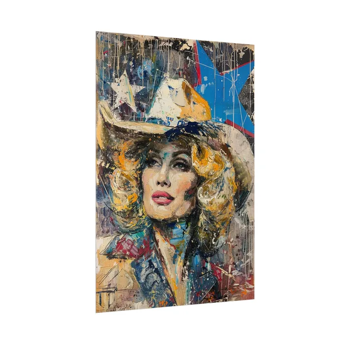 Portraits by NC Earrings Rolled Posters Country Queen Portraits by NC Earrings Rolled Posters Country Queen