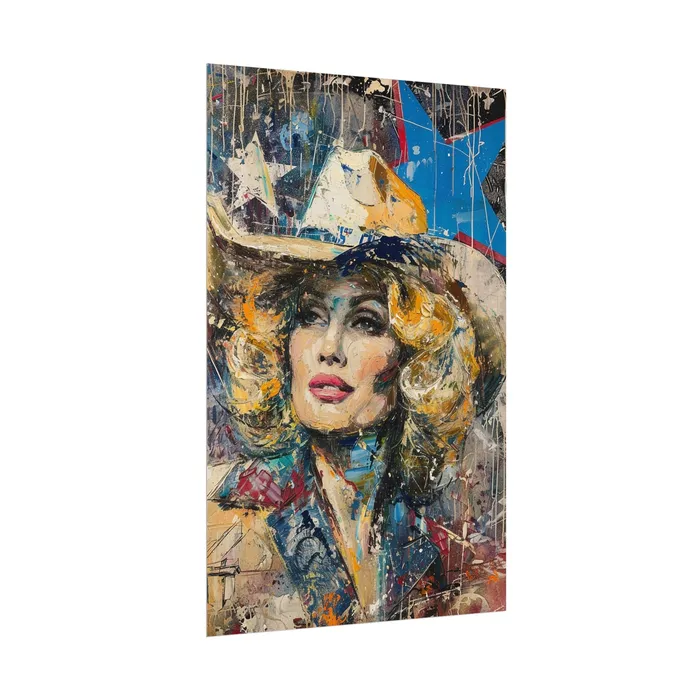 Portraits by NC Earrings Rolled Posters Country Queen Portraits by NC Earrings Rolled Posters Country Queen