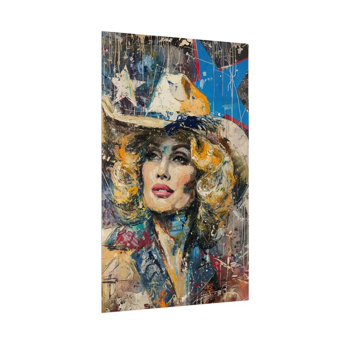 Portraits by NC Earrings Rolled Posters Country Queen Portraits by NC Earrings Rolled Posters Country Queen