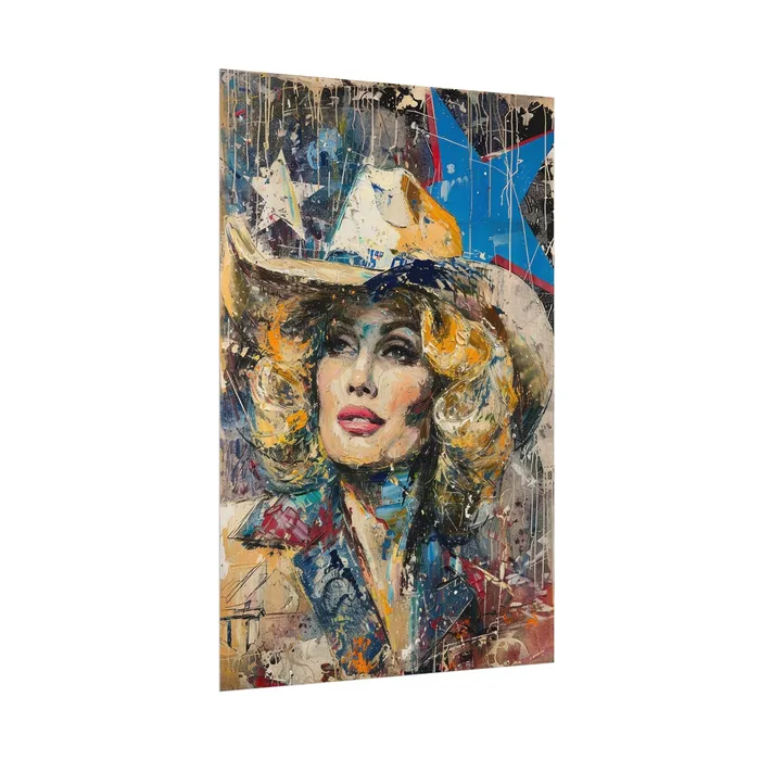 Portraits by NC Earrings Rolled Posters Country Queen Portraits by NC Earrings Rolled Posters Country Queen