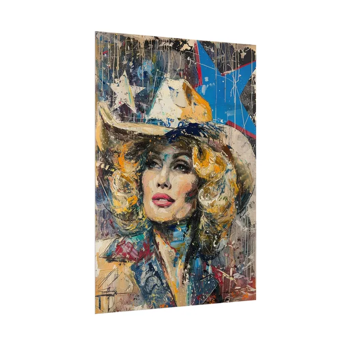 Portraits by NC Earrings Rolled Posters Country Queen Portraits by NC Earrings Rolled Posters Country Queen