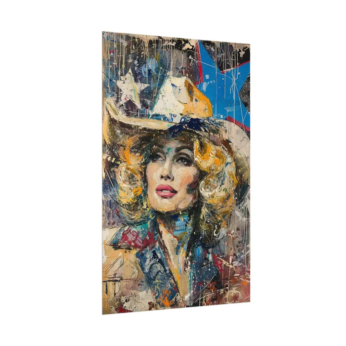 Portraits by NC Earrings Rolled Posters Country Queen Portraits by NC Earrings Rolled Posters Country Queen