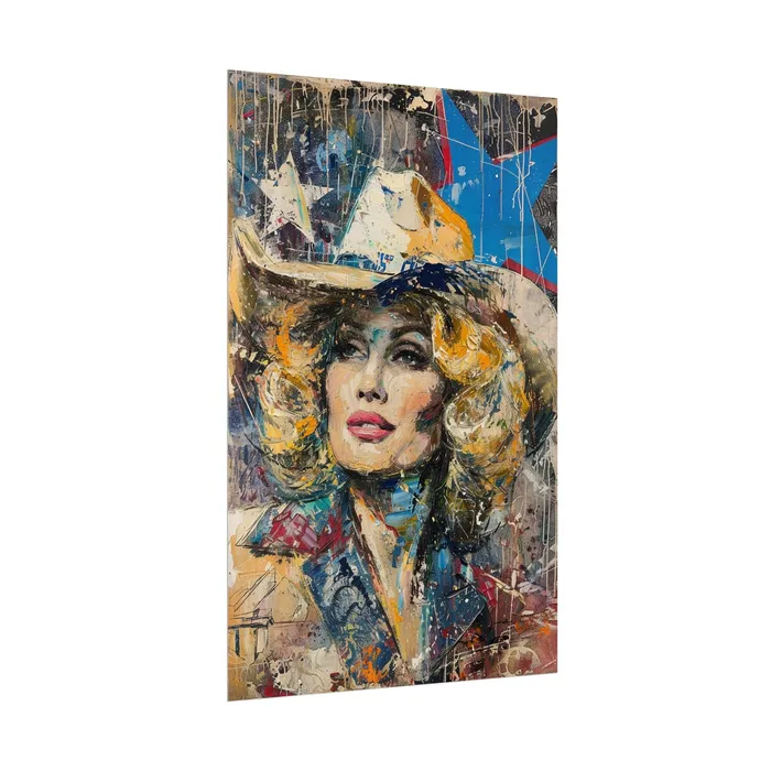 Portraits by NC Earrings Rolled Posters Country Queen Portraits by NC Earrings Rolled Posters Country Queen