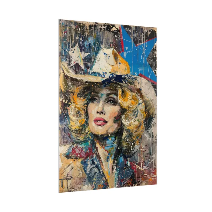 Portraits by NC Earrings Rolled Posters Country Queen Portraits by NC Earrings Rolled Posters Country Queen