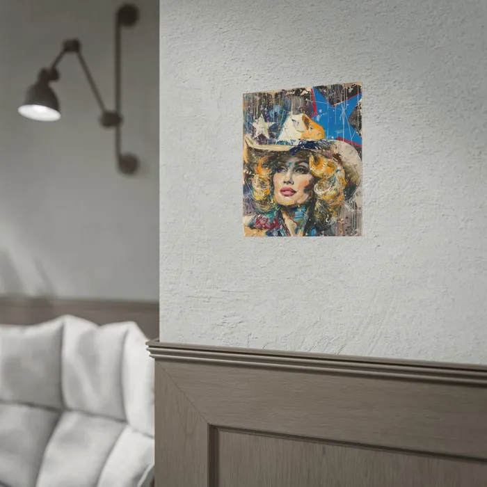Portraits by NC Earrings Rolled Posters Country Queen Portraits by NC Earrings Rolled Posters Country Queen