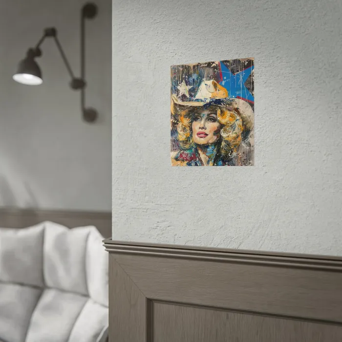 Portraits by NC Earrings Rolled Posters Country Queen Portraits by NC Earrings Rolled Posters Country Queen