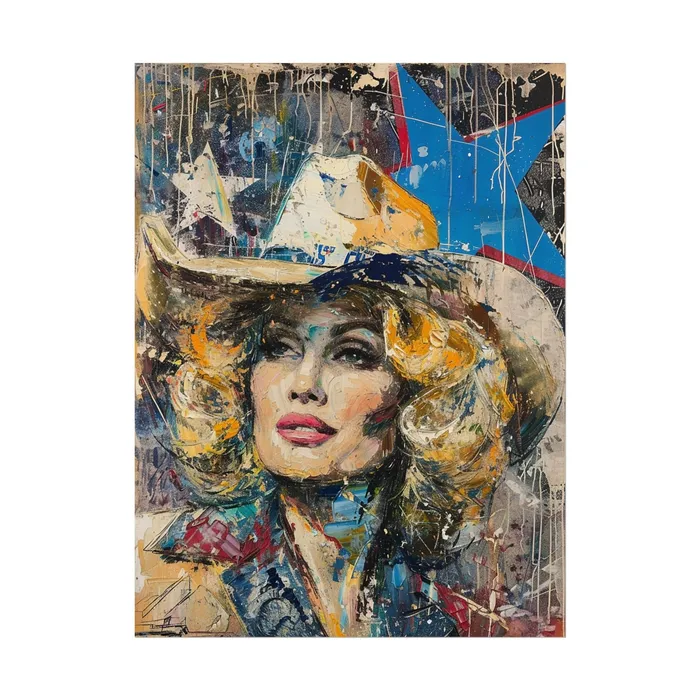 Portraits by NC Earrings Rolled Posters Country Queen Portraits by NC Earrings Rolled Posters Country Queen