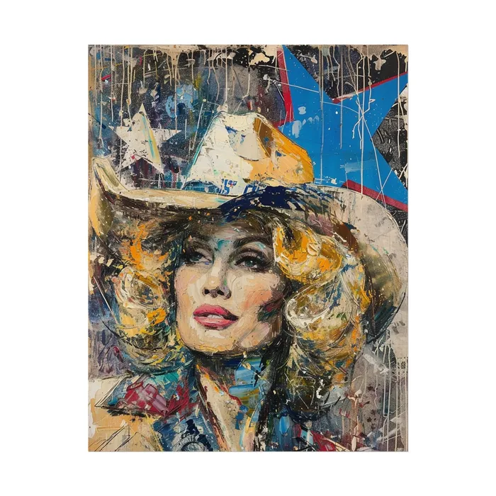 Portraits by NC Earrings Rolled Posters Country Queen Portraits by NC Earrings Rolled Posters Country Queen