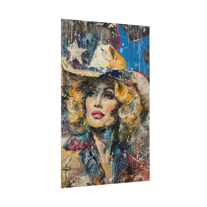 Portraits by NC Earrings Rolled Posters Country Queen Portraits by NC Earrings Rolled Posters Country Queen