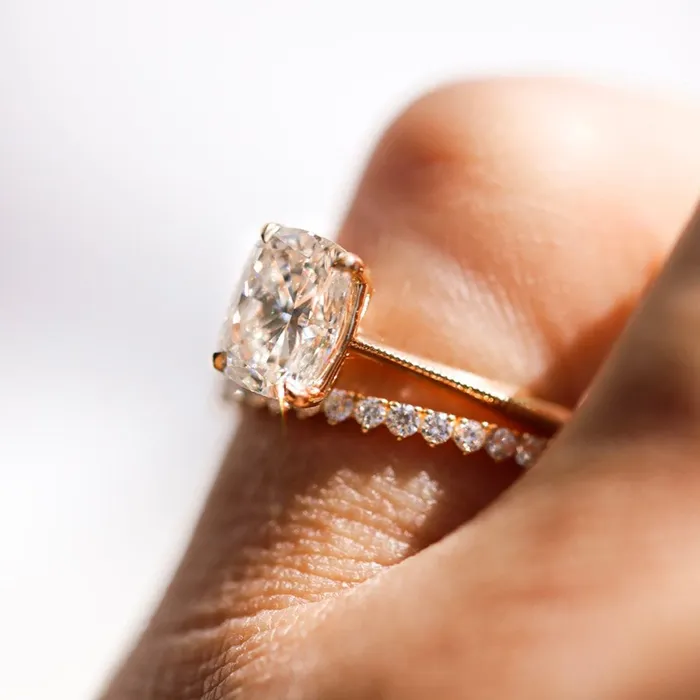 Rings Consider Bridal Small Auk Band Lab Grown Rings Consider Bridal Small Auk Band Lab Grown