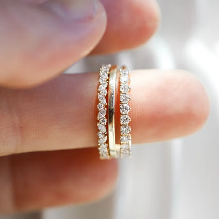 Rings Consider Bridal Small Auk Band Lab Grown Rings Consider Bridal Small Auk Band Lab Grown