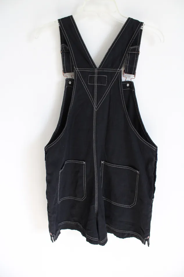 Rings Eddie Bauer NEW Urban Outfitters Renewal Eddie Bauer Outfitter Black Twill Overall Shorts XL