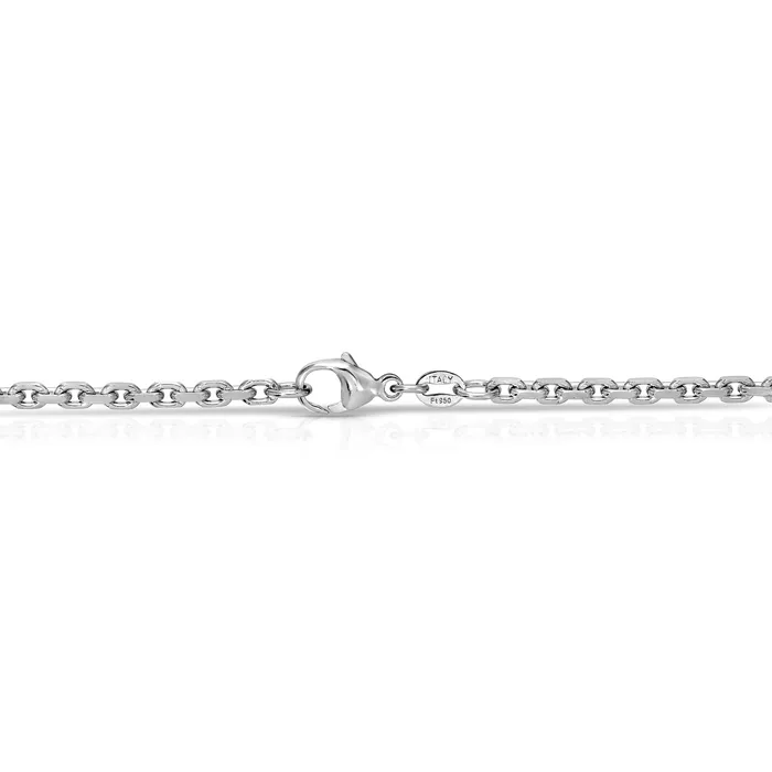 27MM New Power Link Chain Platinum 950 Saints Gold Co Necklaces