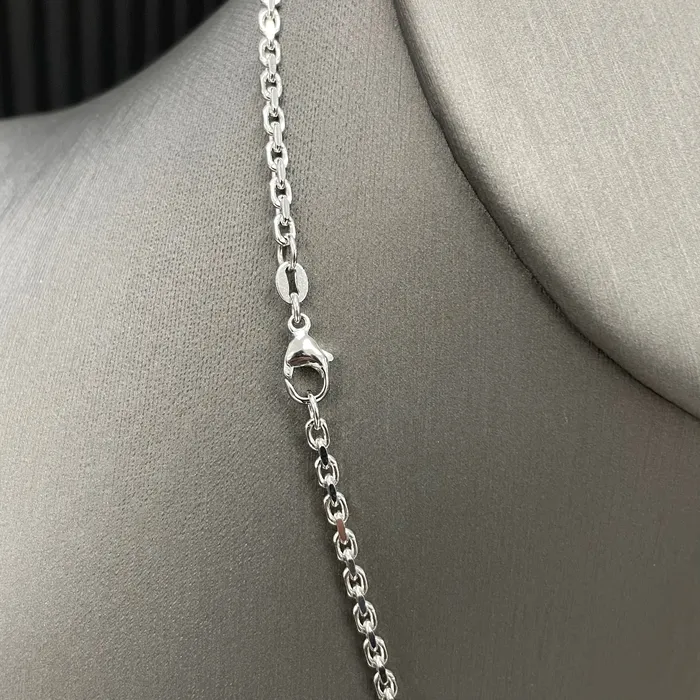 27MM New Power Link Chain Platinum 950 Saints Gold Co Necklaces