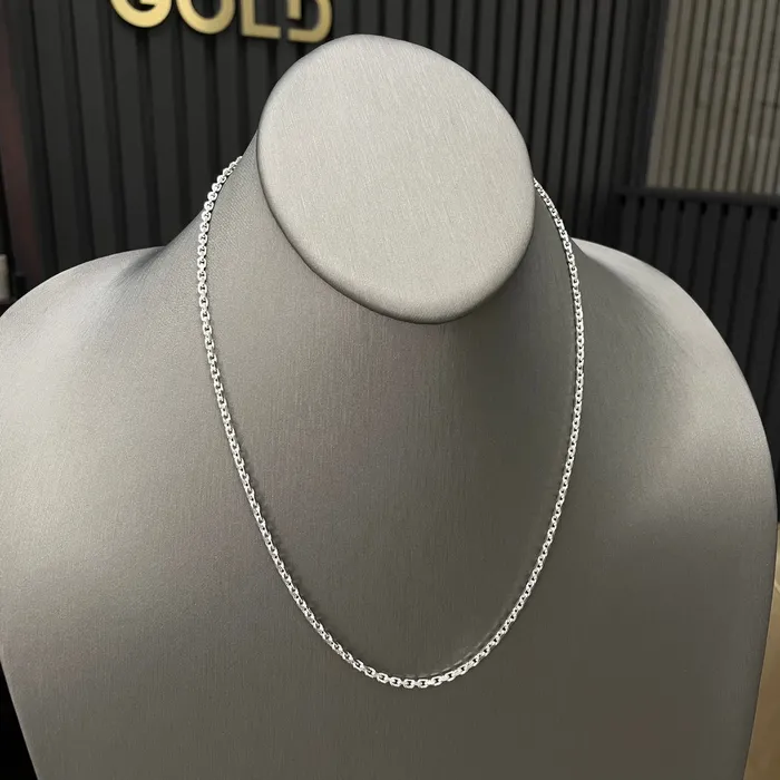27MM New Power Link Chain Platinum 950 Saints Gold Co Necklaces