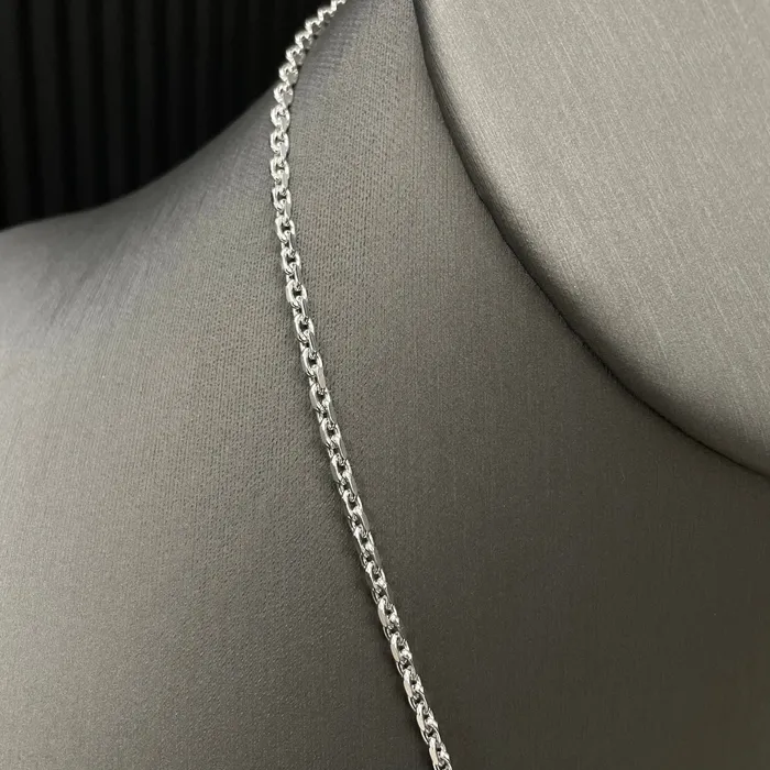 27MM New Power Link Chain Platinum 950 Saints Gold Co Necklaces