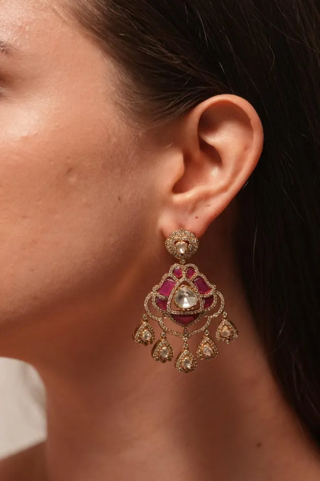 Earrings Attrangi Pragya Polki Earrings
