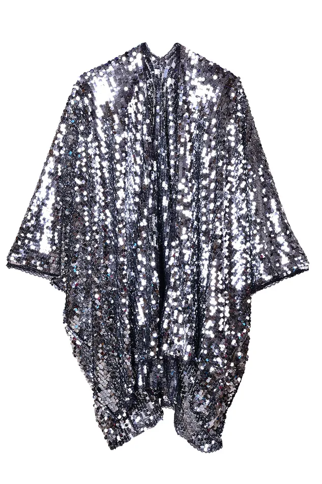 Earrings lumishopusa Sequin Kimono Disco Ball