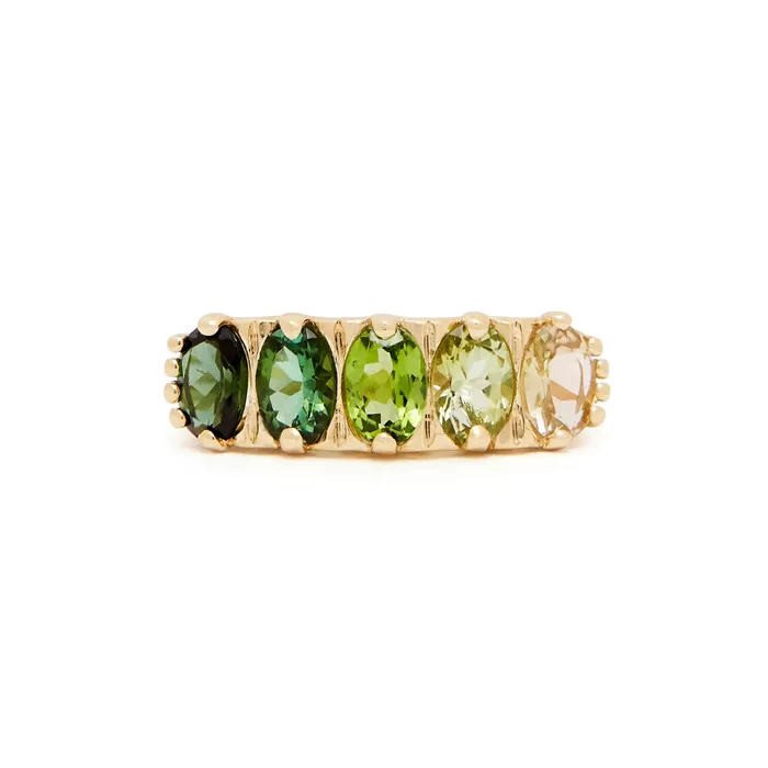 Fox Bond Originals The FB Leafy Ombre Ring Rings