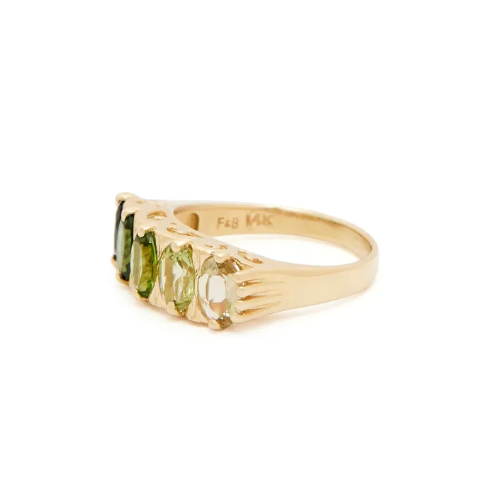 Fox Bond Originals The FB Leafy Ombre Ring Rings