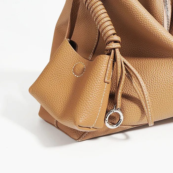 Genuine Leather Bags Earrings Bella