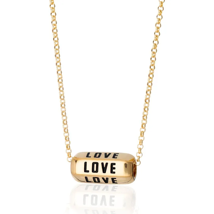 Lily Charmed Necklaces Love is All Around Necklace Black
