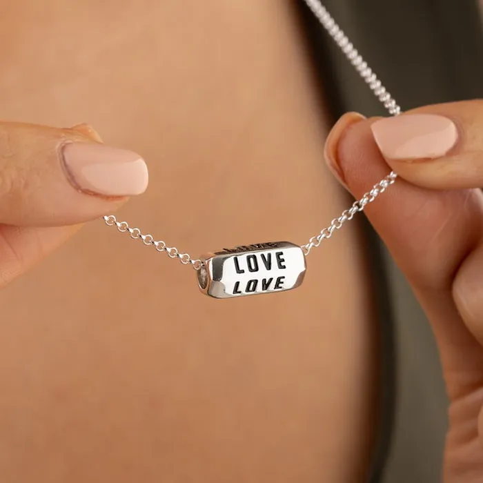 Lily Charmed Necklaces Love is All Around Necklace Black