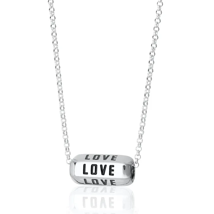 Lily Charmed Necklaces Love is All Around Necklace Black