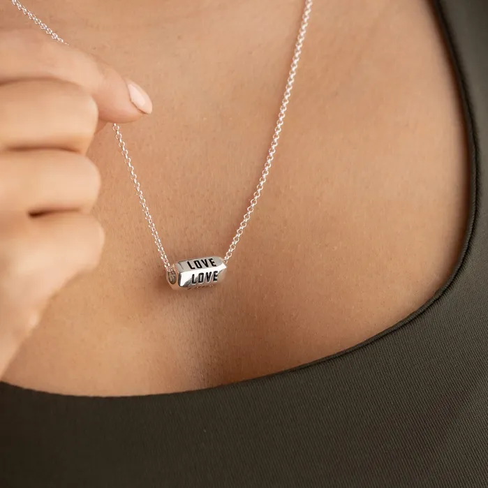 Lily Charmed Necklaces Love is All Around Necklace Black