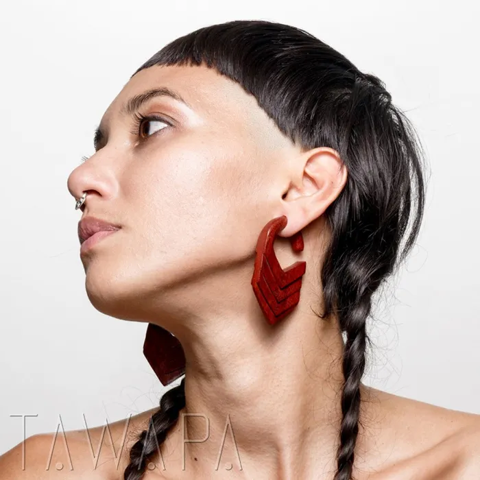 Solid Chevron Tawapa Earrings