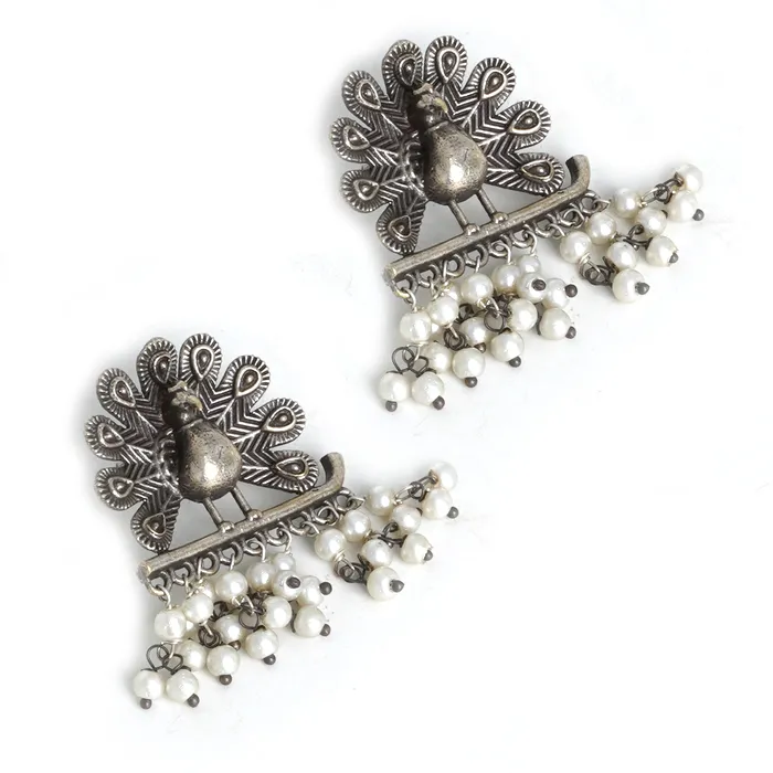 Teejh Rings Teejh Tiruchirappalli Oxidised Silver Jewellery Gift Set
