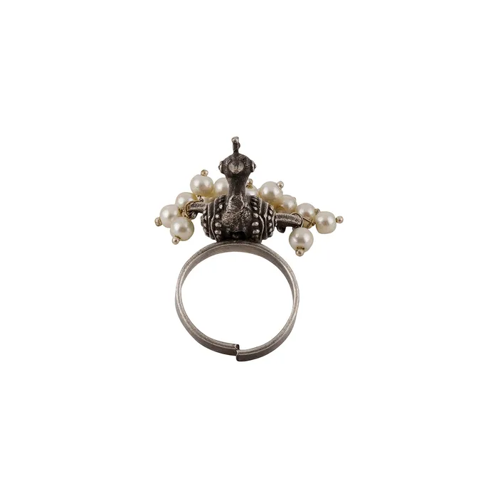 Teejh Rings Teejh Tiruchirappalli Oxidised Silver Jewellery Gift Set
