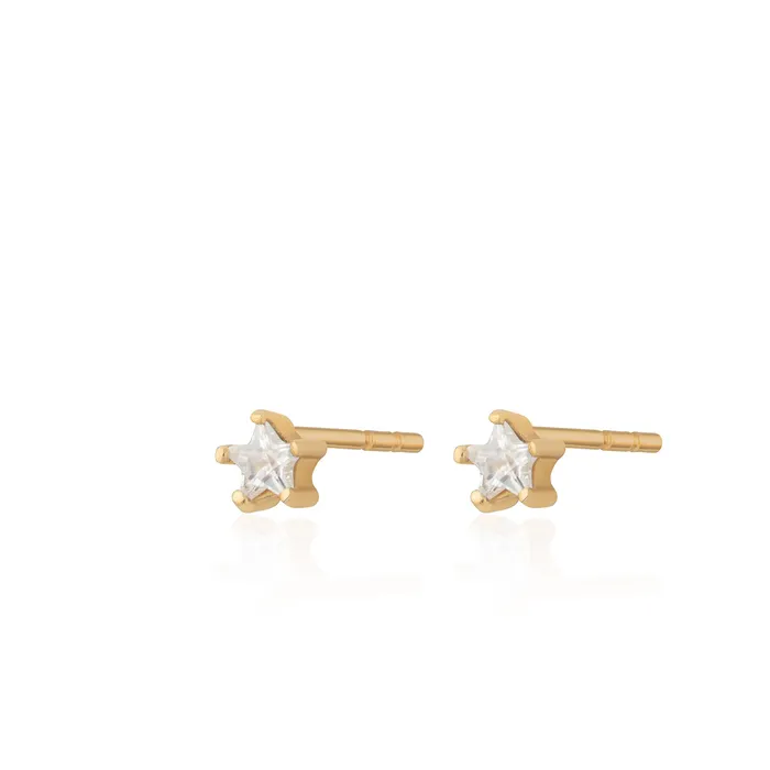 Teeny Sparkling Star Stud Earrings Scream Pretty Earrings