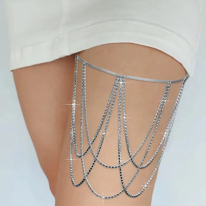 THE LUMI SHOP Earrings Crystal Rhinestone Leg Wrap
