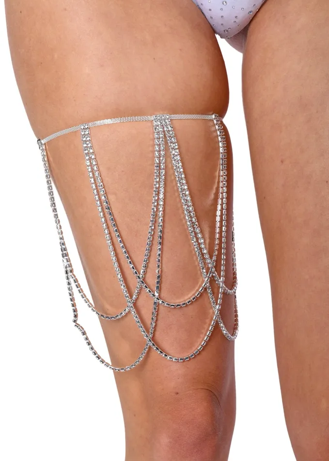 THE LUMI SHOP Earrings Crystal Rhinestone Leg Wrap
