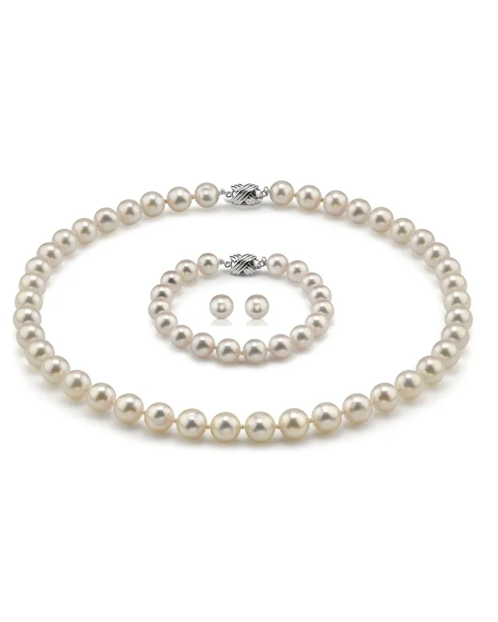 95100mm Hanadama Pearl Set spt Earrings