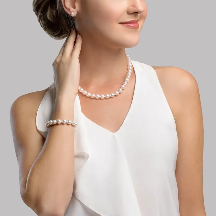 95100mm Hanadama Pearl Set spt Earrings