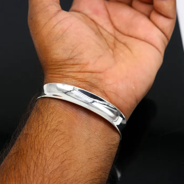 925 sterling silver handmade plain shiny design bangle bracelet cuff kada excellent gifting plain bracelet stylish gifting kada cuff184 TRIBAL ORNAMENTS Bracelets 925 sterling silver handmade plain shiny design bangle bracelet cuff kada excellent gifting plain bracelet stylish gifting kada cuff184 TRIBAL ORNAMENTS Bracelets