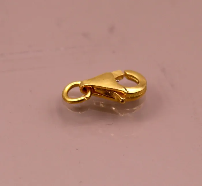 Bracelets TRIBAL ORNAMENTS 22kt yellow gold handmade excellent dolphin fish lock clasps closure for chain or bracelet for making jewelry Bracelets TRIBAL ORNAMENTS 22kt yellow gold handmade excellent dolphin fish lock clasps closure for chain or bracelet for making jewelry