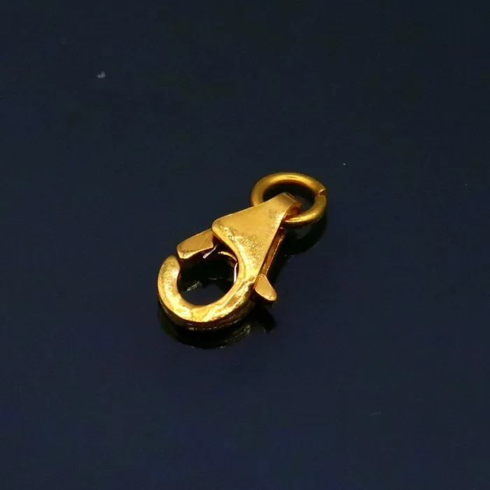 Bracelets TRIBAL ORNAMENTS 22kt yellow gold handmade excellent dolphin fish lock clasps closure for chain or bracelet for making jewelry Bracelets TRIBAL ORNAMENTS 22kt yellow gold handmade excellent dolphin fish lock clasps closure for chain or bracelet for making jewelry